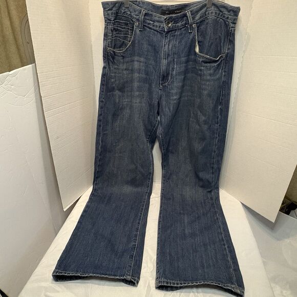 Y2K Sean John Hamilton Classic Relaxed Fit Jeans Men's Size 36X32 Blue Denim - Picture 1 of 11